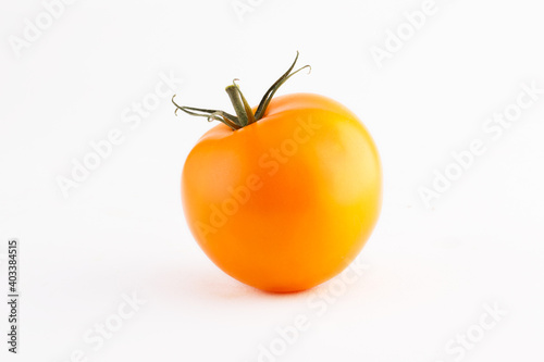 Single yellow tomato