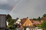 Regenbogen über Borken, Westfalen