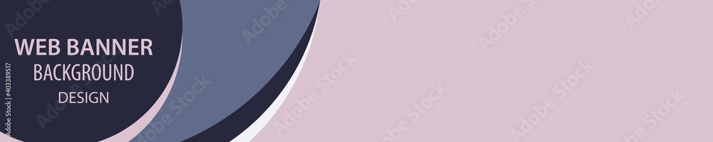 Obraz premium minimalist web banner background design. eps10 vector