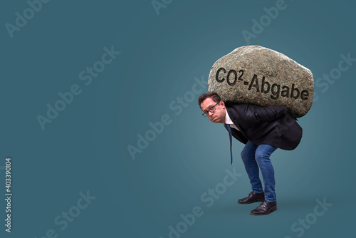 Canvas Print Co2 Abgabe führt zu Mehrbelastung