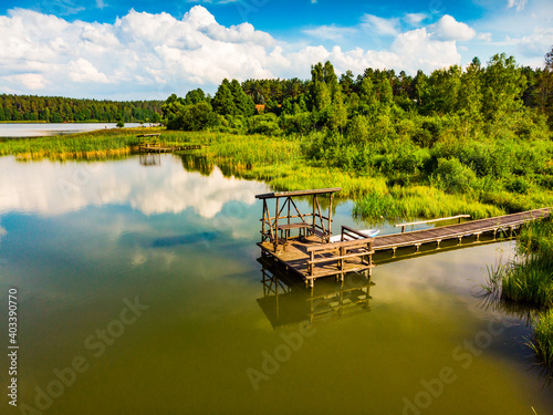 Lake at summer Masuria, Poland