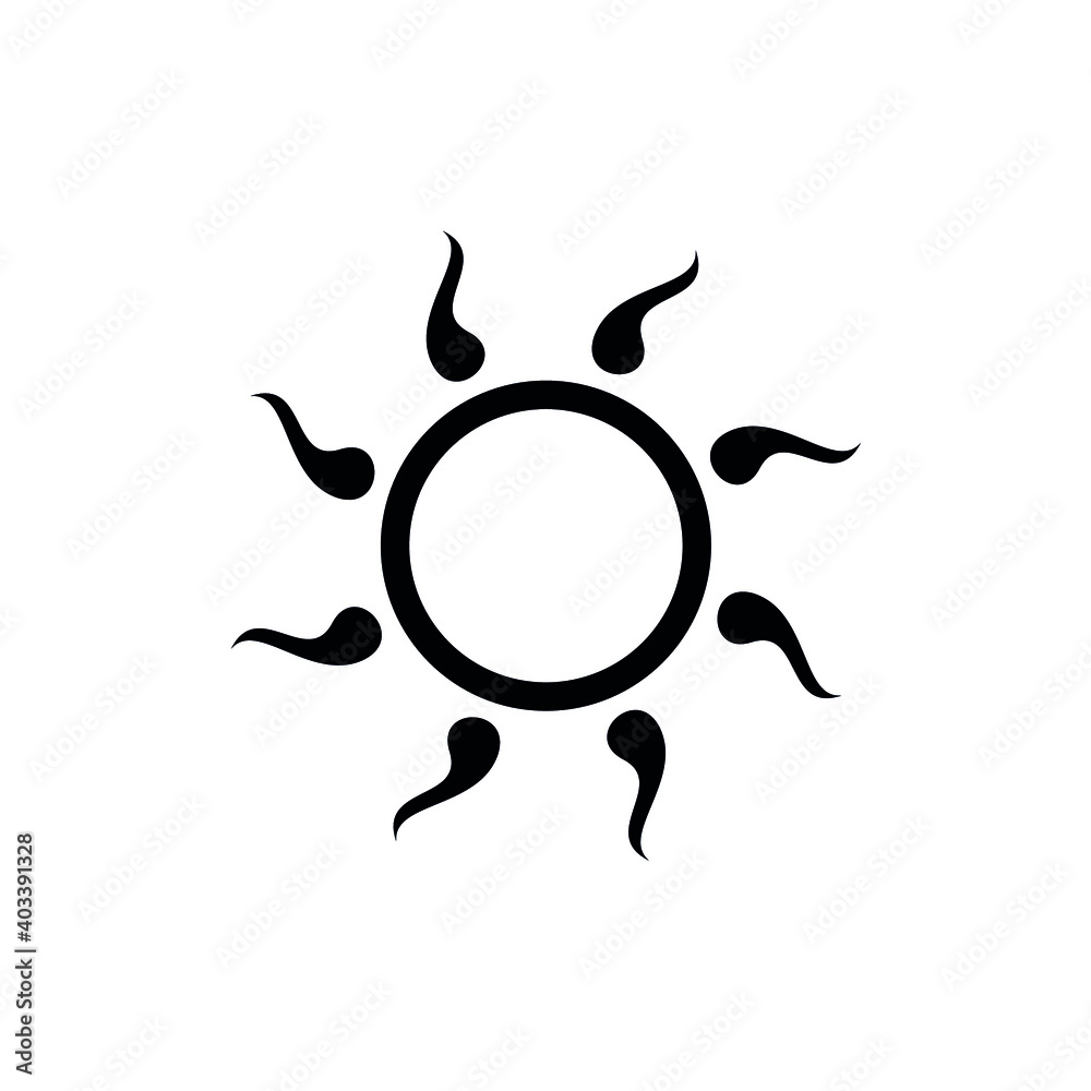 Vector set icons of sun. Vector emblems of sun. Vector set icons of sun. Vector emblems of sun.