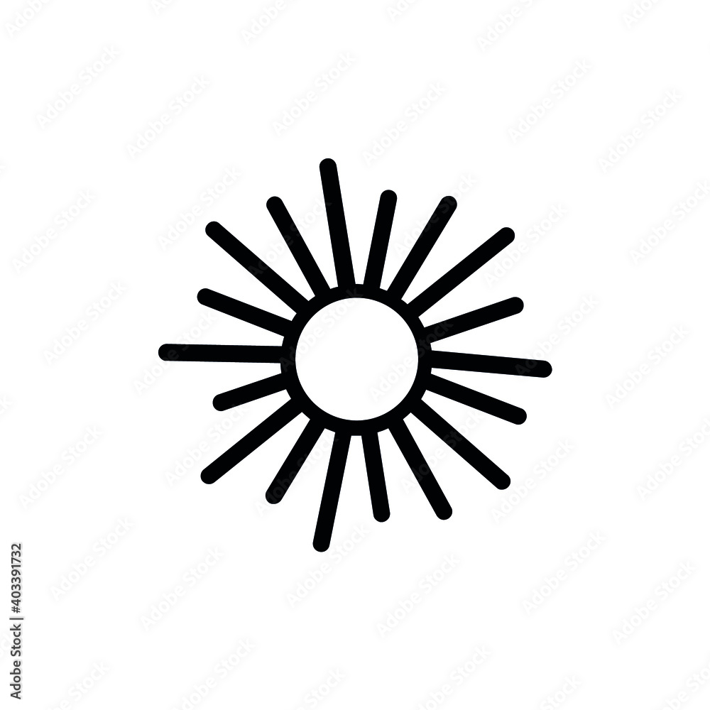 Vector set icons of sun. Vector emblems of sun. Vector set icons of sun. Vector emblems of sun.
