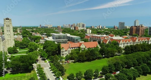 Scenic View of Ida Noyes Hall at the University of Chicago