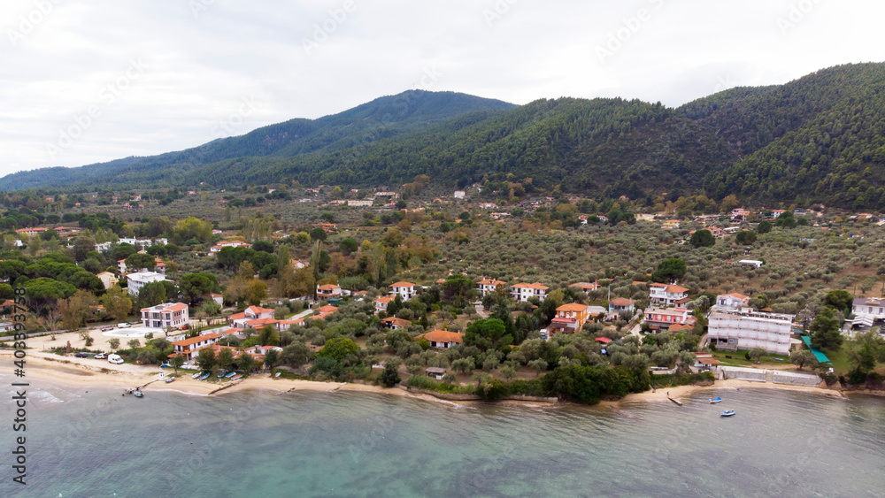 View of the Ormos Panagias, Greece