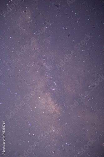 the beautiful milky way in the sky at the night