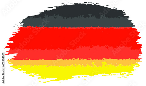 German flag. Watercolor. Abstract background for your design. Vector.