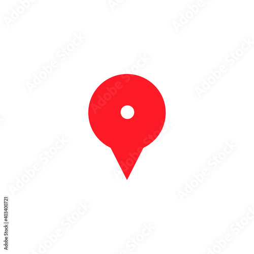 Map pin vector icon