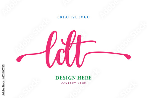LDT lettering logo is simple, easy to understand and authoritative