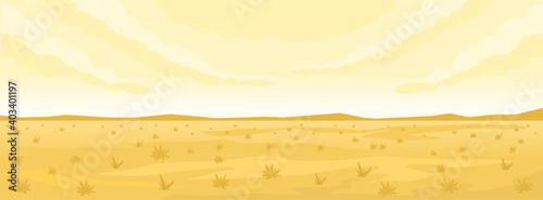 Desert landscape background