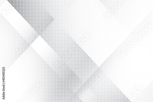 Abstract geometric white and gray color background with halftone effect. Vector, illustration.