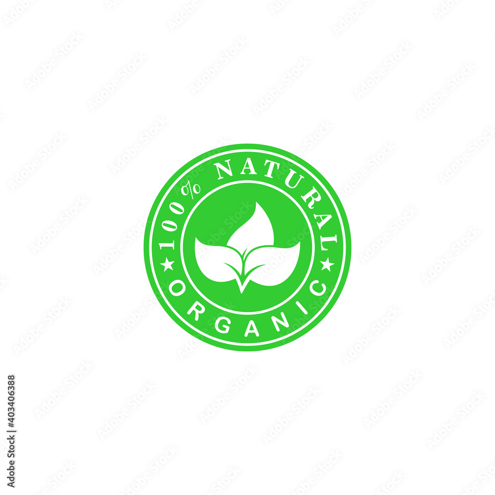 100% natural label icon vector symbol 100% natural label icon vector symbol