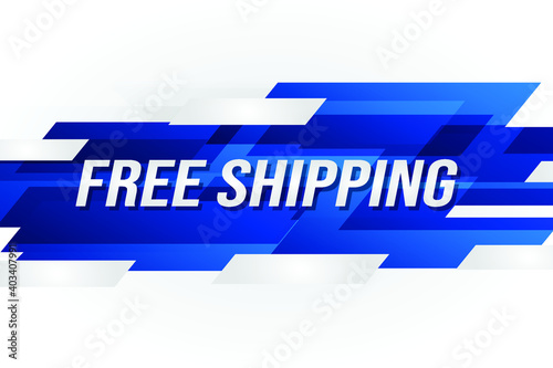 free shipping word concept vector illustration with modern futuristic  3d style for landing page template ui web mobile app poster banner flyer background gift card coupon label wallpaper facebook 
