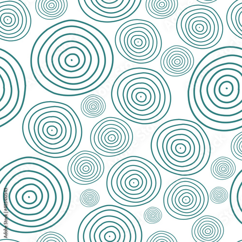 Stylish circles pattern, monochrome concept. Modern vector illustration.