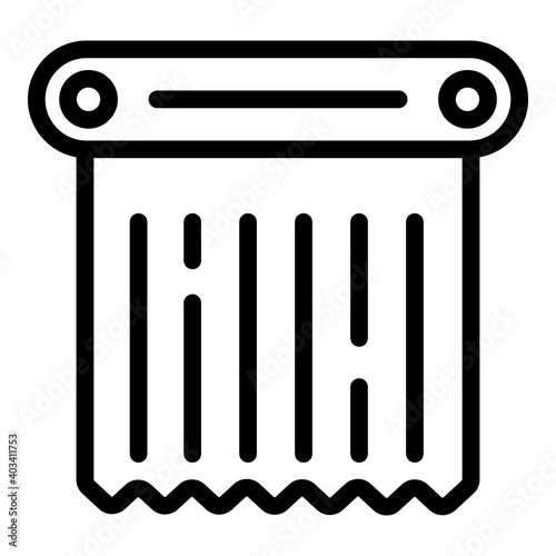 Vegetable slicer icon. Outline vegetable slicer vector icon for web design isolated on white background