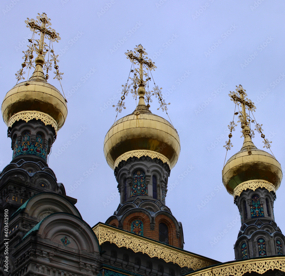 golden orthodox cathedral