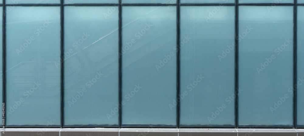 Obraz premium blue glass windows