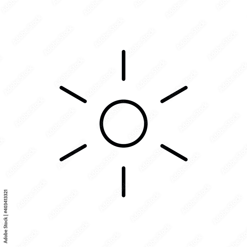 Sun vector icon set. Vector emblems of sun. Sun vector icon set. Vector emblems of sun.
