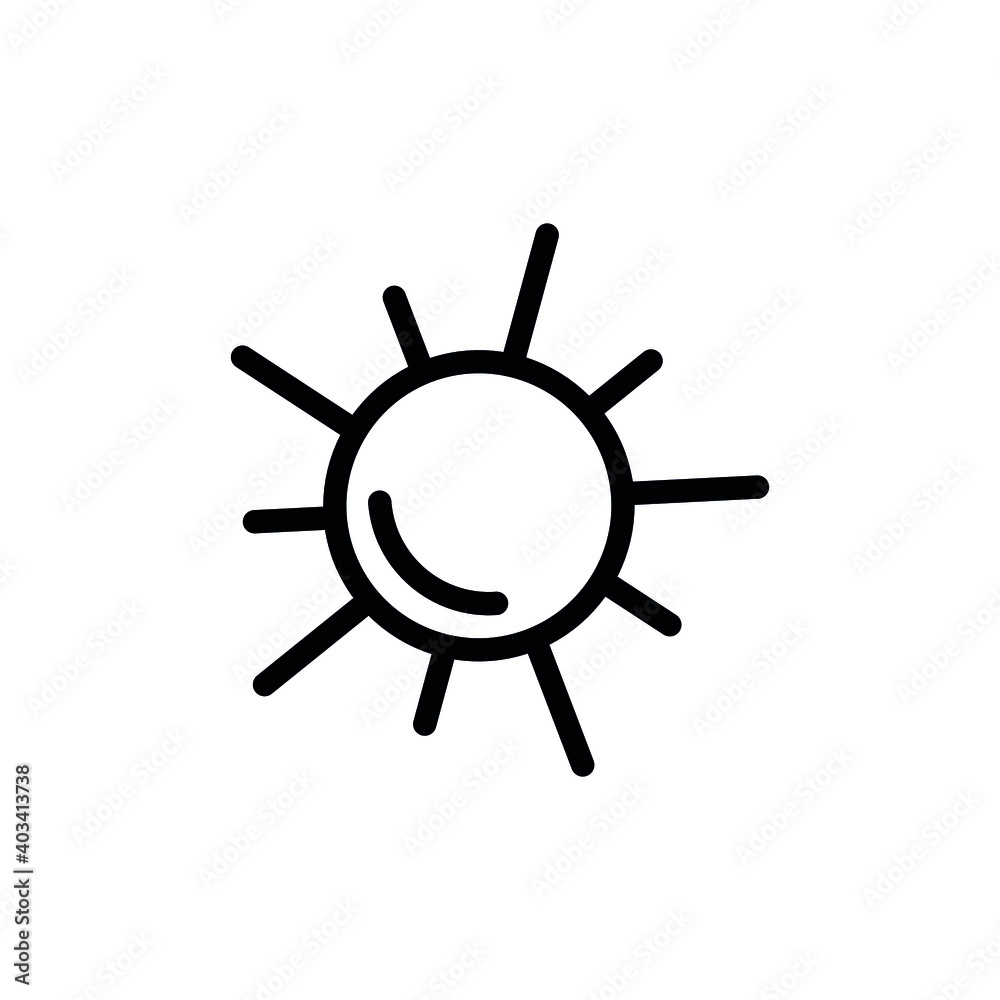 Sun vector icon set. Vector emblems of sun. Sun vector icon set. Vector emblems of sun.