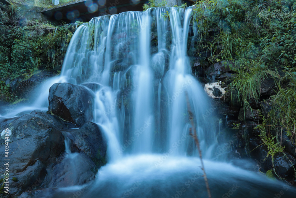 Obraz premium Winter cascade 