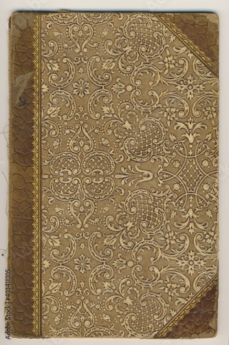 antique book cover