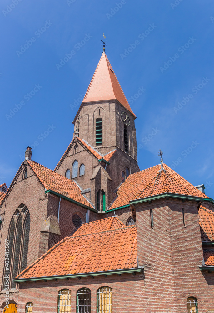 Historic Johannes de Doper church in Montfoort, Netherlands