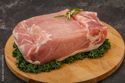 Pork meat piece for cooking