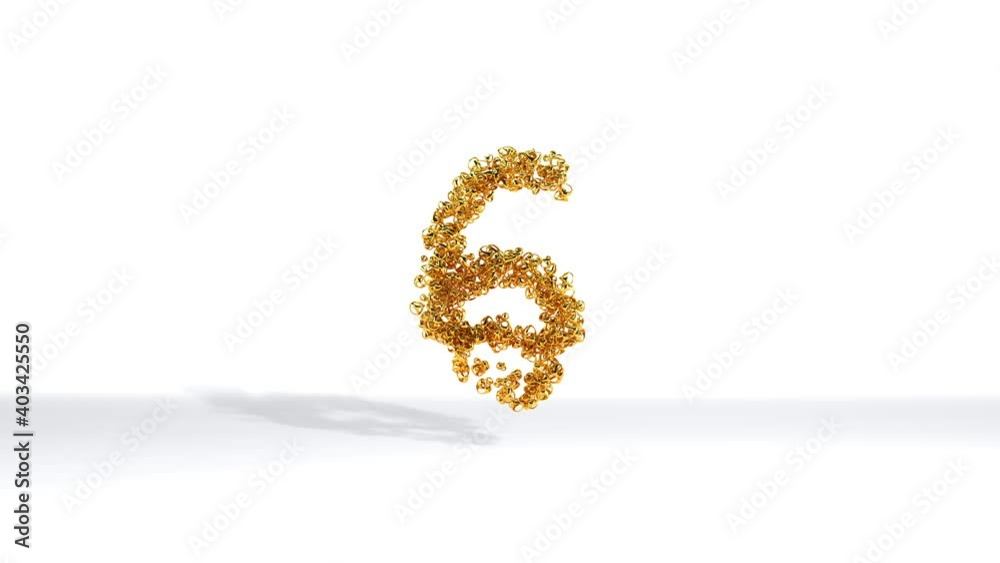 Golden Strings Countdown from Ten, Luma Matte Golden Strings Countdown from Ten, Luma Matte