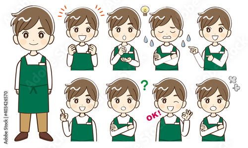 男性、店員、まとめ