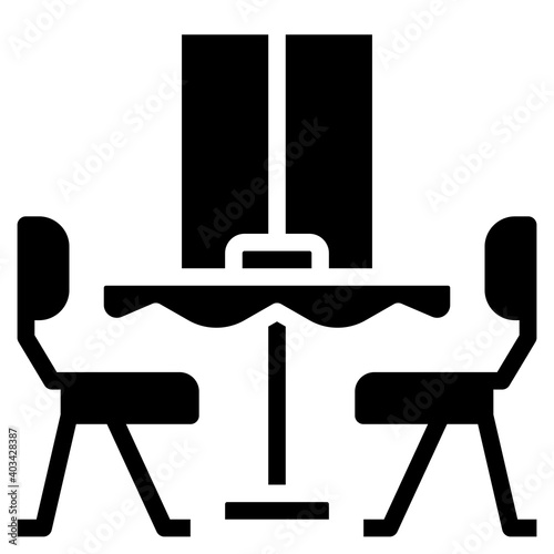 Seat icon for web element , webpage, application, card, printing, social media, posts etc.
