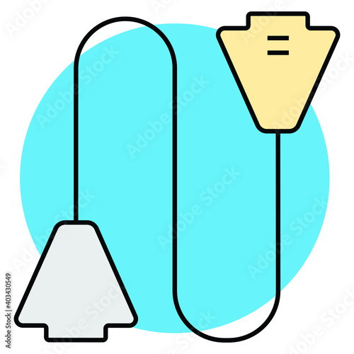 Jump Rope icon vector illustration