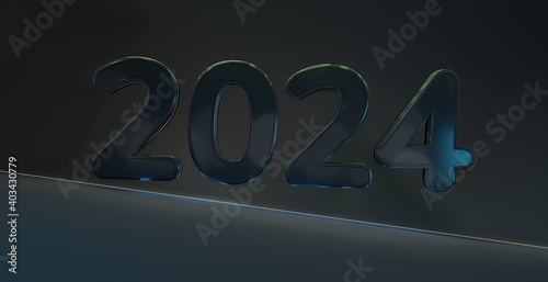 2024 year abstract creative...