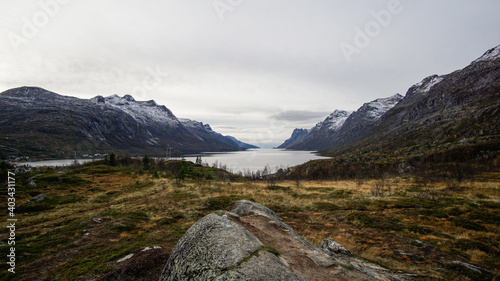 landscape with fjords in norway