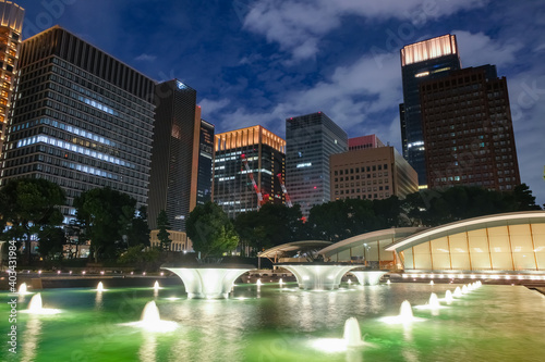 和田倉噴水公園 夜景 photo