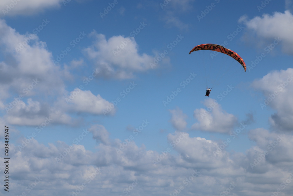 paraglider in the sky paraglider in the sky