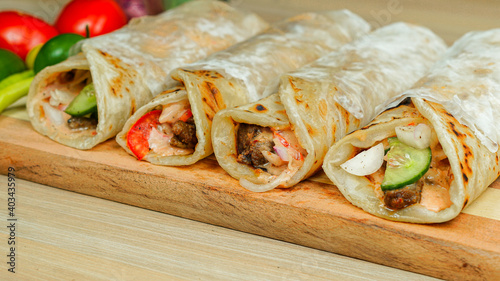  Famous pakistani and indian desi chicken role paratha