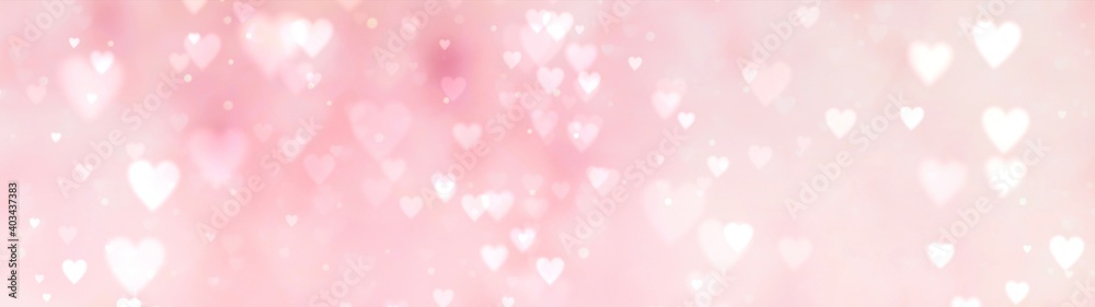 Abstract pastel background with hearts - concept Mother's Day, Valentine's Day, Birthday - spring colors	
