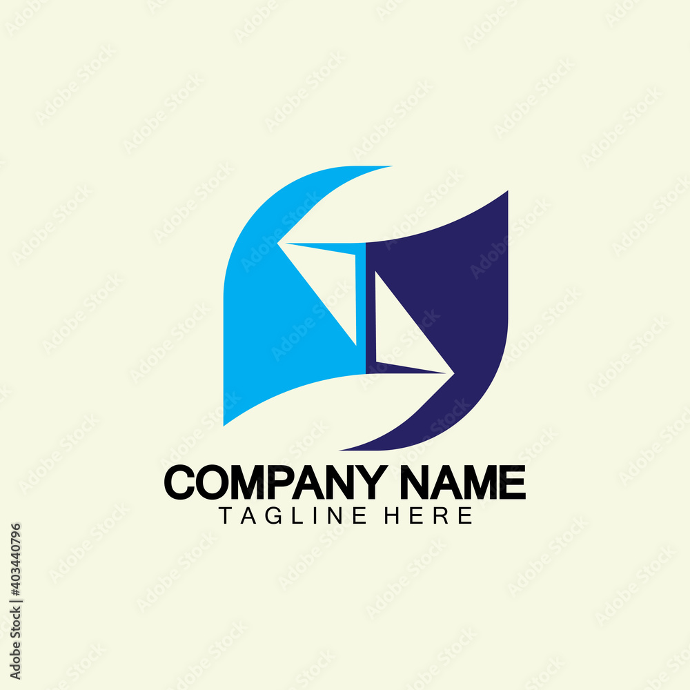 Business corporate letter S logo design vector.