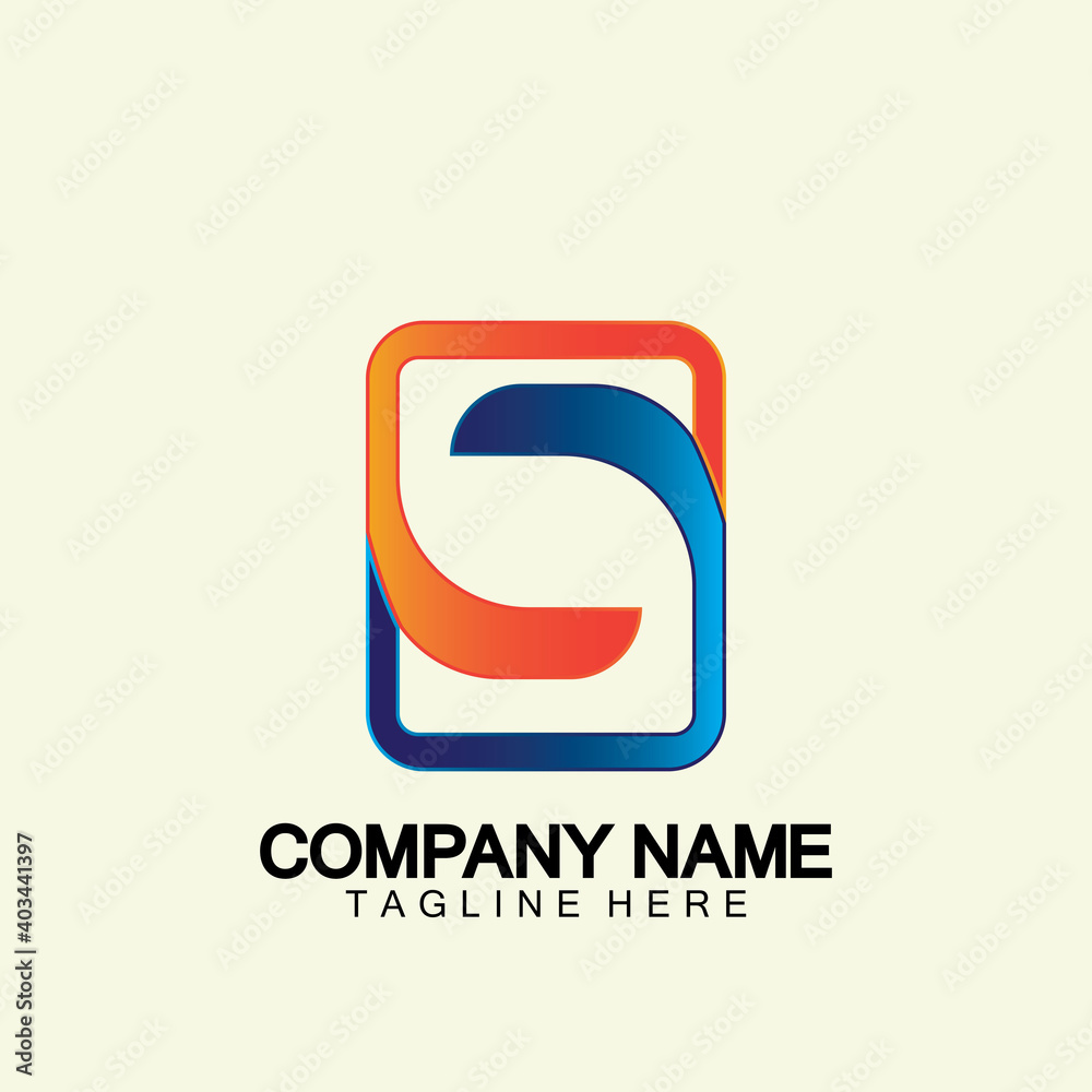 Business corporate letter S logo design vector. Business corporate letter S logo design vector.