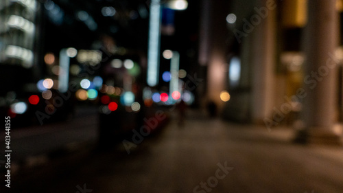 東京の夜景 玉ボケ