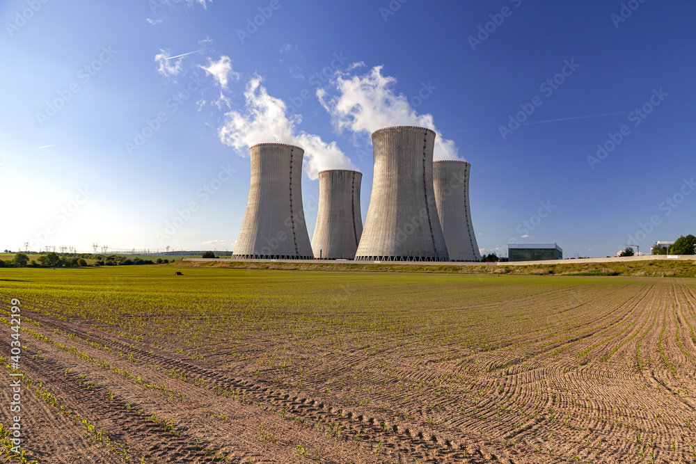 Nuclear power plant Dukovany in Czech Republic Europe Nuclear power plant Dukovany in Czech Republic Europe