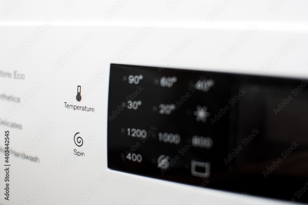 Control panel of washing machine Control panel of washing machine