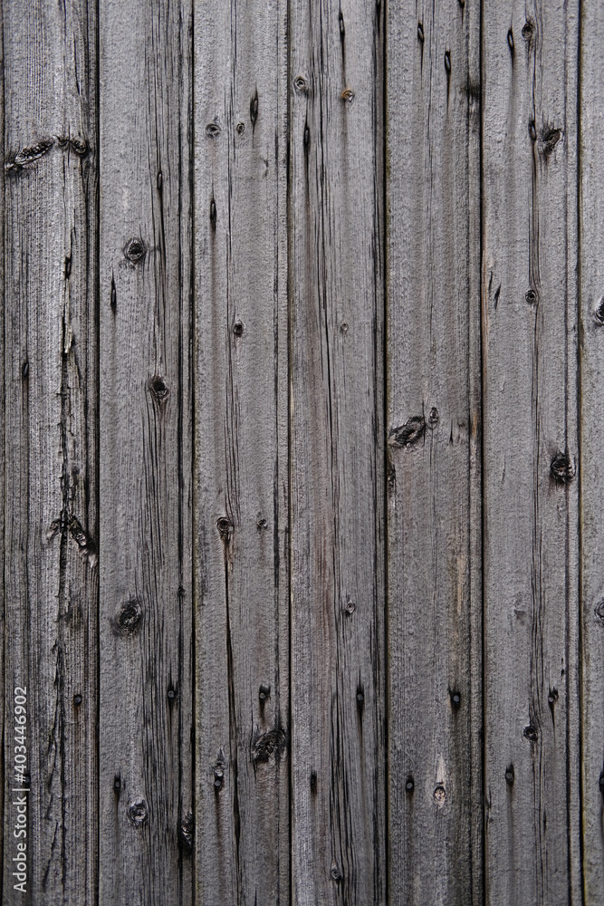 Fototapeta premium A closeup on the wood structure of a warehouse located in the west of France (salt marshes of Guerande)