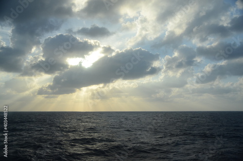 Clouds over the ocean