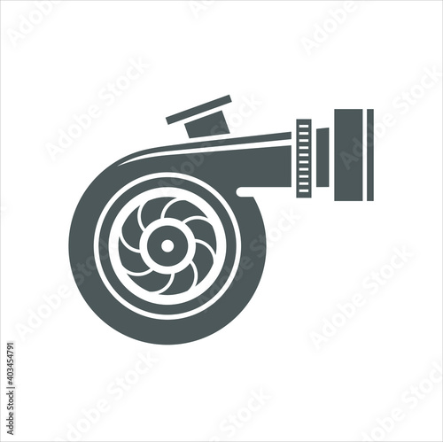 illustration of a turbo engine