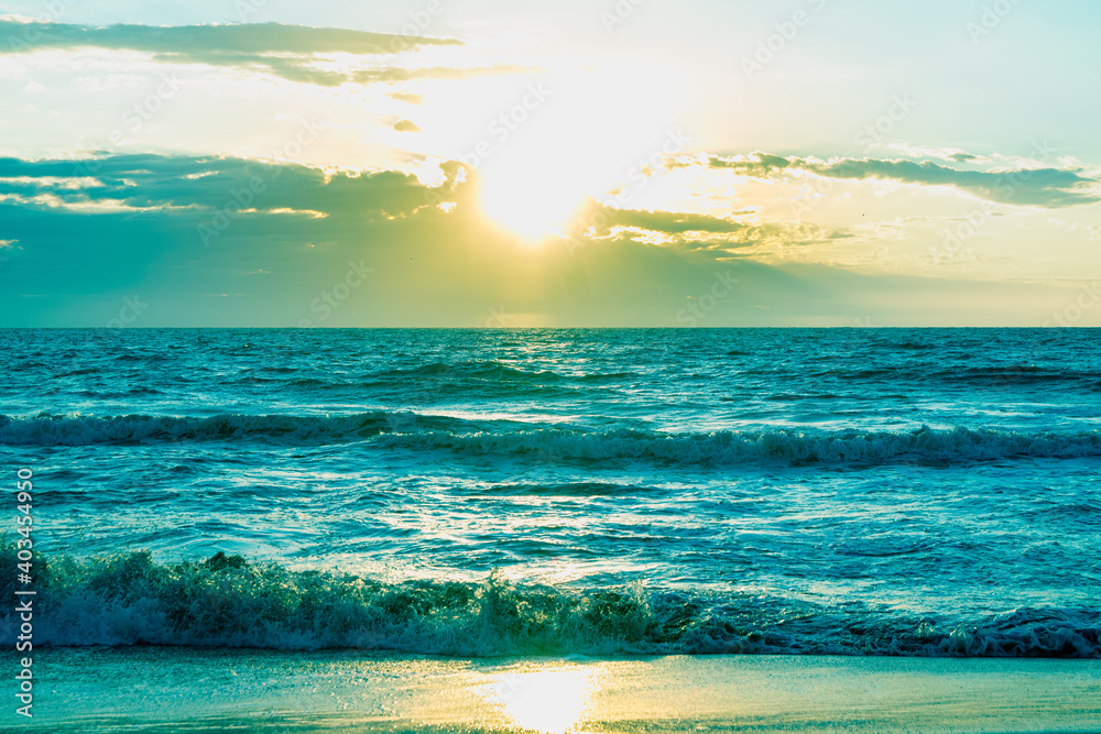 Sunrise at the beach
