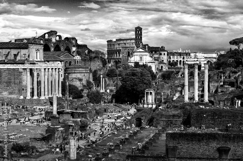 Overlooking the Ancient Roman Forum