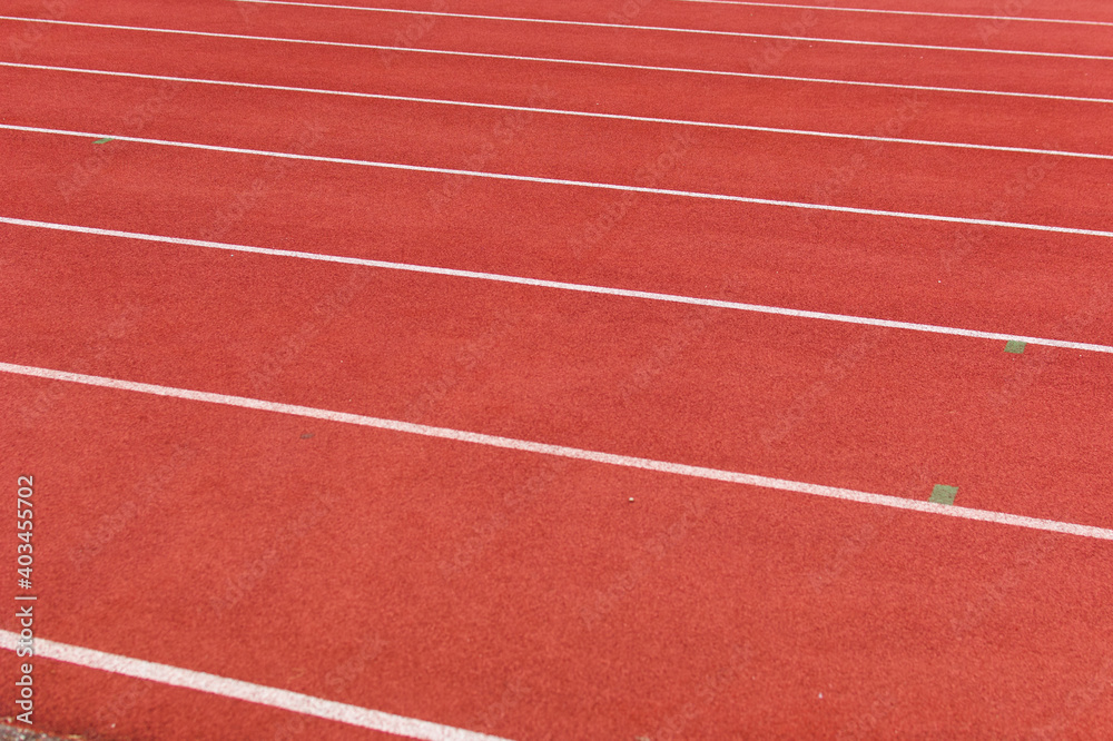 Running track for the athletes