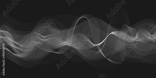 Modern wave Wave Lines Patt...