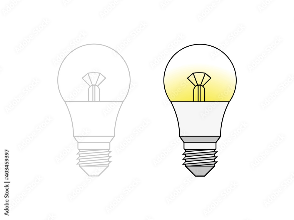 Light bulb line icon with editable strokes. Concept of idea, solution. Vector outline icon with editable stroke. Light bulb on white background. Vector illustration. Light bulb line icon with editable strokes. Concept of idea, solution. Vector outline icon with editable stroke. Light bulb on white background. Vector illustration.